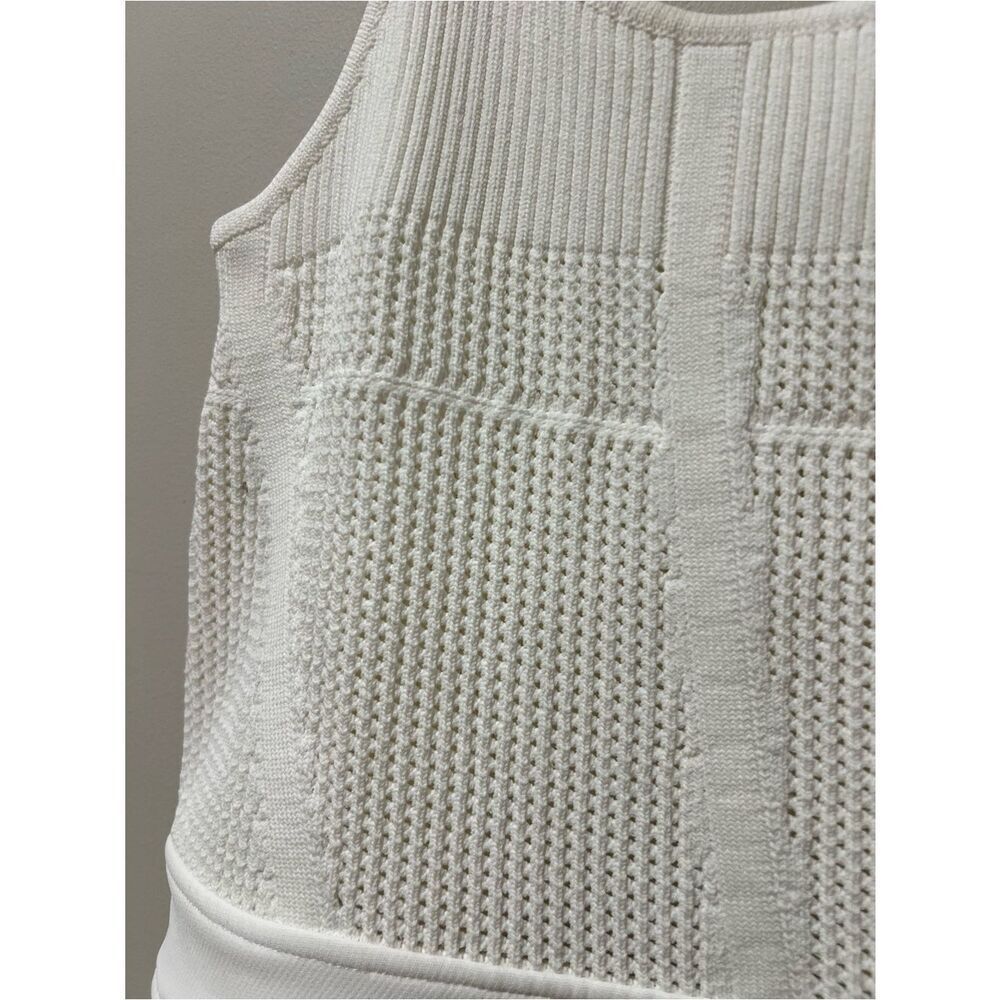 Reiss Carla Perforated-Knit Wide-Leg Jumpsuit in Ivory in size 12 - Picture 9 of 13